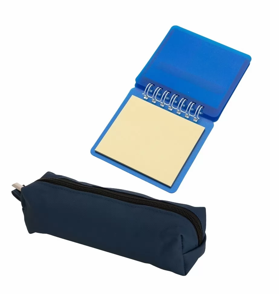 Kit Estojo e Mini Bloco de Anotações